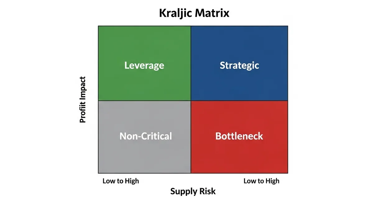 A Practical Guide to Vendor Segmentation (Kraljic Matrix)